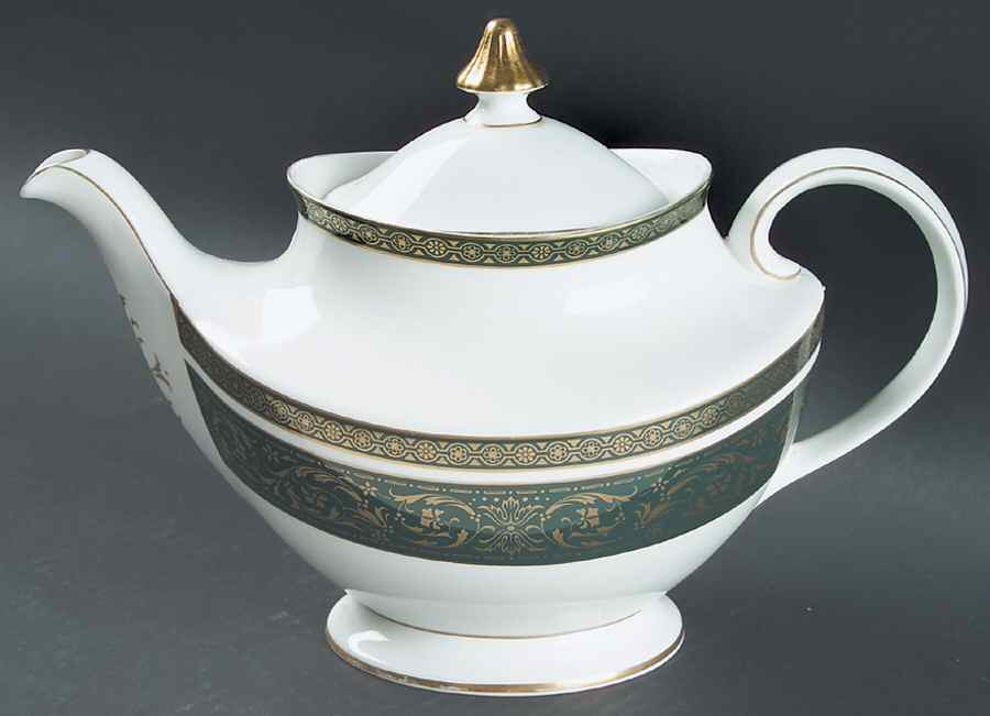 Vanborough Green Teapot & Lid by Royal Doulton-1
