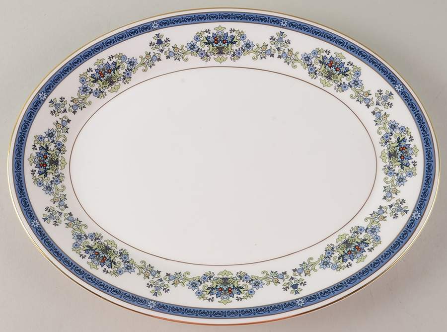 Venetia 13" Oval Serving Platter by Royal Doulton-1