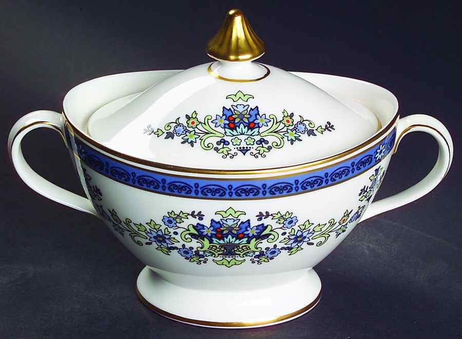 Venetia Sugar Bowl & Lid by Royal Doulton-1