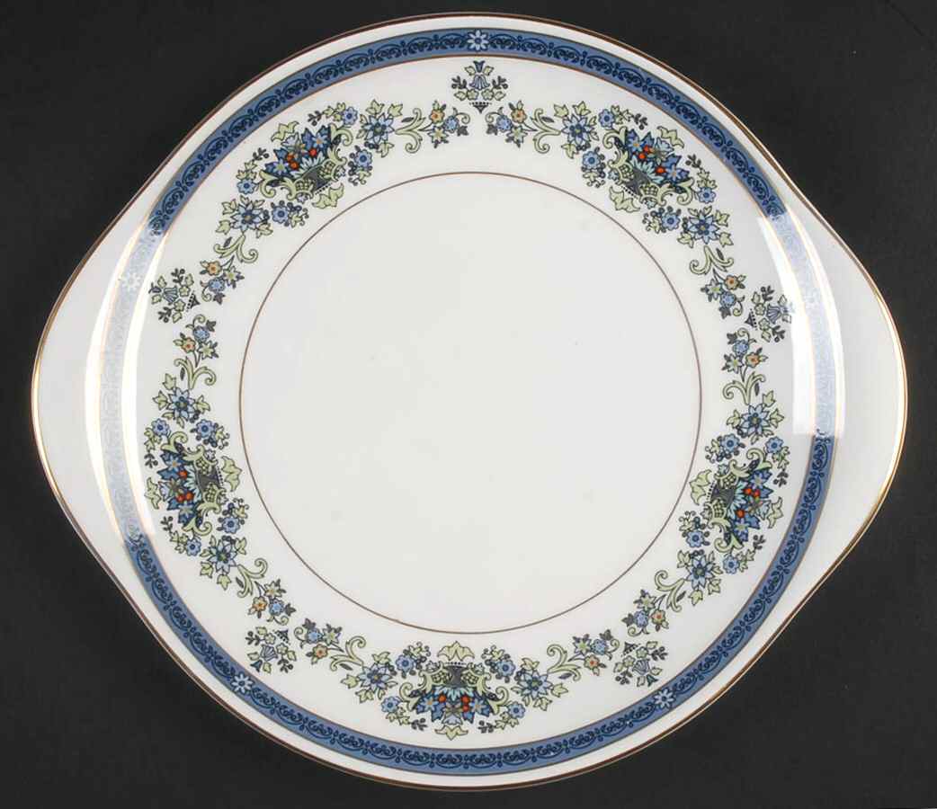 Venetia Handled Cake Plate by Royal Doulton-1