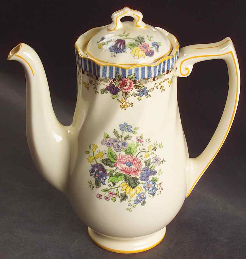 The Vernon Coffee Pot & Lid by Royal Doulton-1