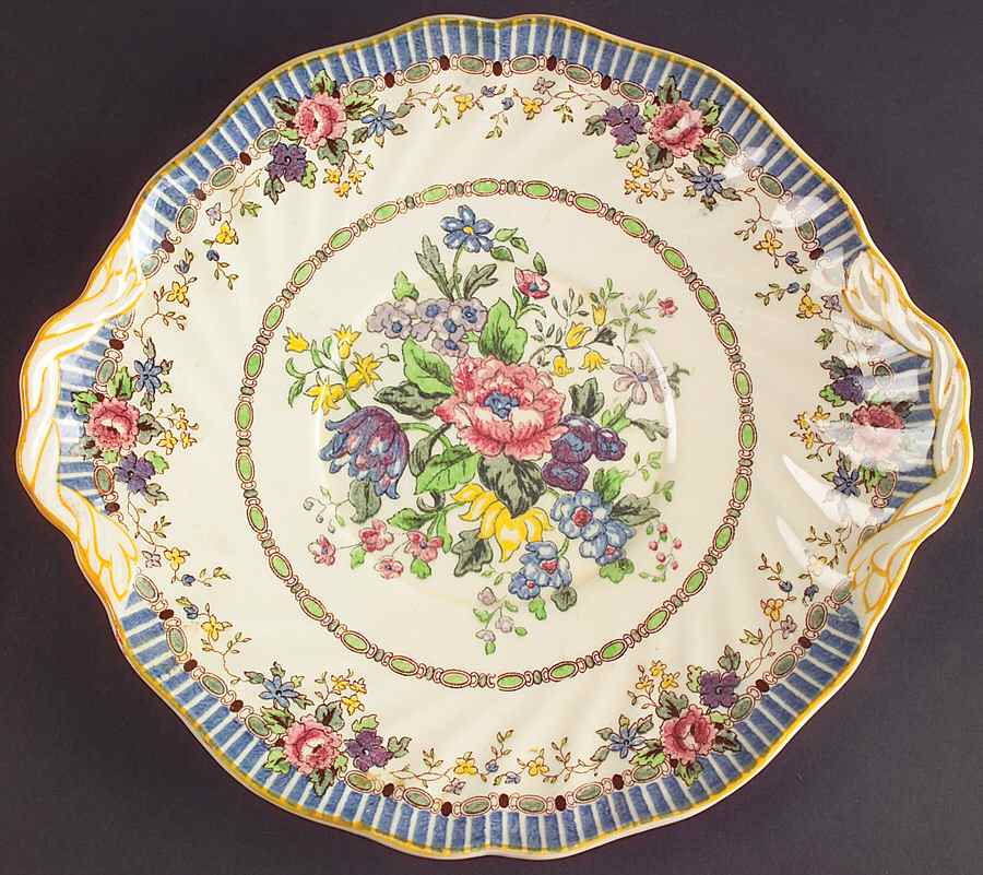 The Vernon Handled Cake Plate by Royal Doulton-1