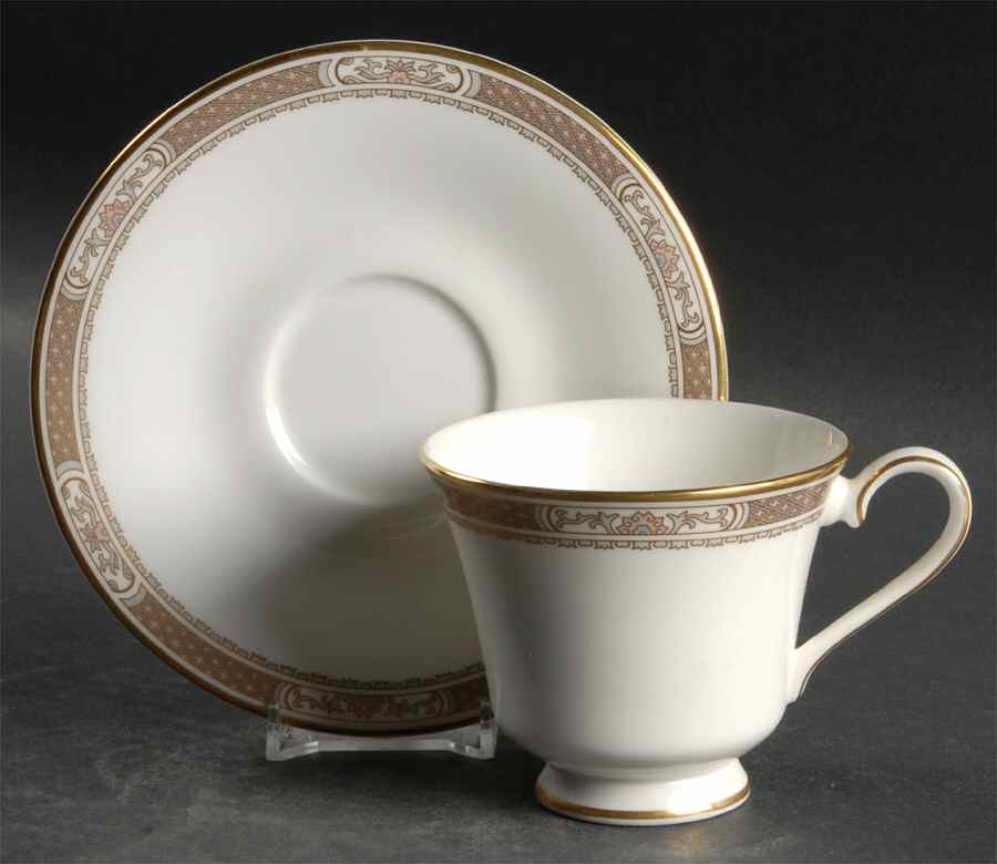 Vermont Brown Footed Cup & Saucer Set by Royal Doulton-1