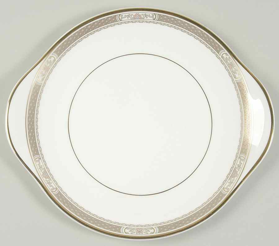 Vermont Brown Handled Cake Plate by Royal Doulton-1