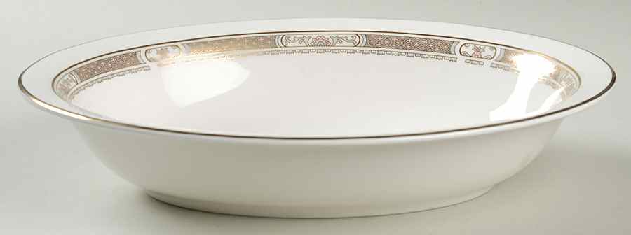 Vermont Brown 10" Oval Vegetable Bowl by Royal Doulton-1