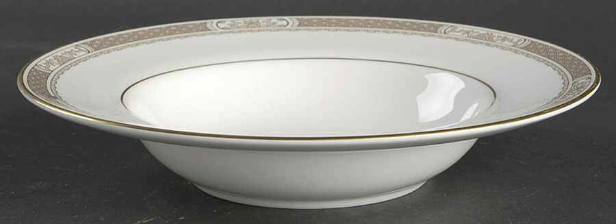 Vermont Brown Rim Soup Bowl by Royal Doulton-1