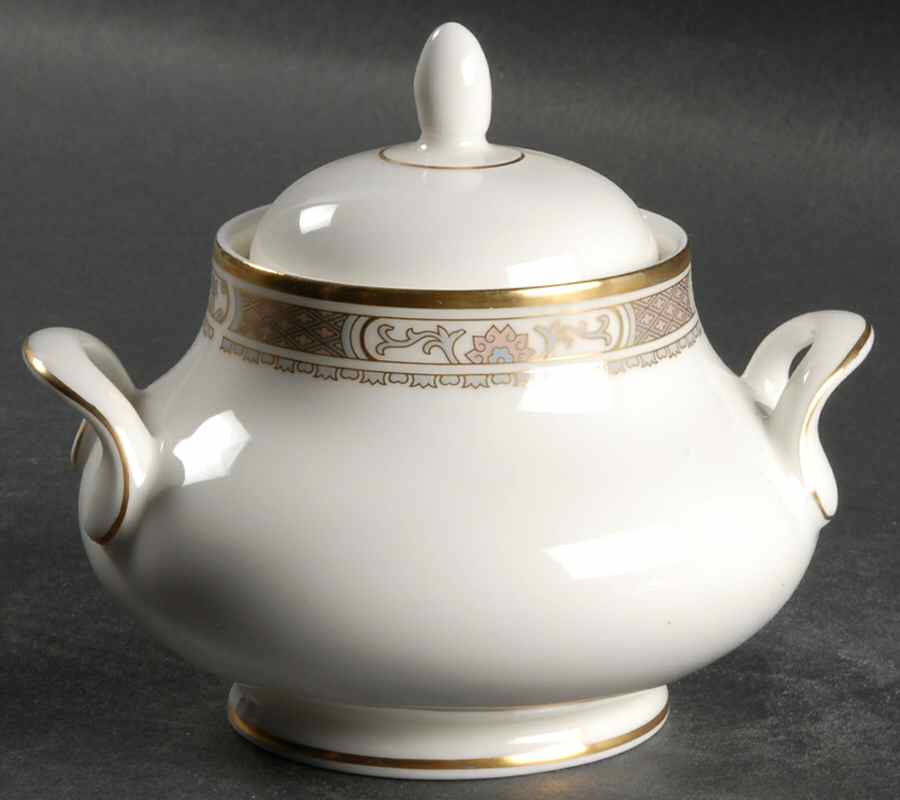 Vermont Brown Sugar Bowl & Lid by Royal Doulton-1