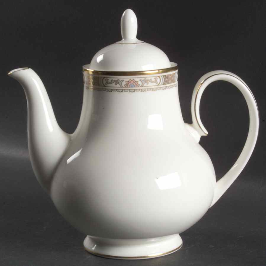 Vermont Brown Coffee Pot & Lid by Royal Doulton-1