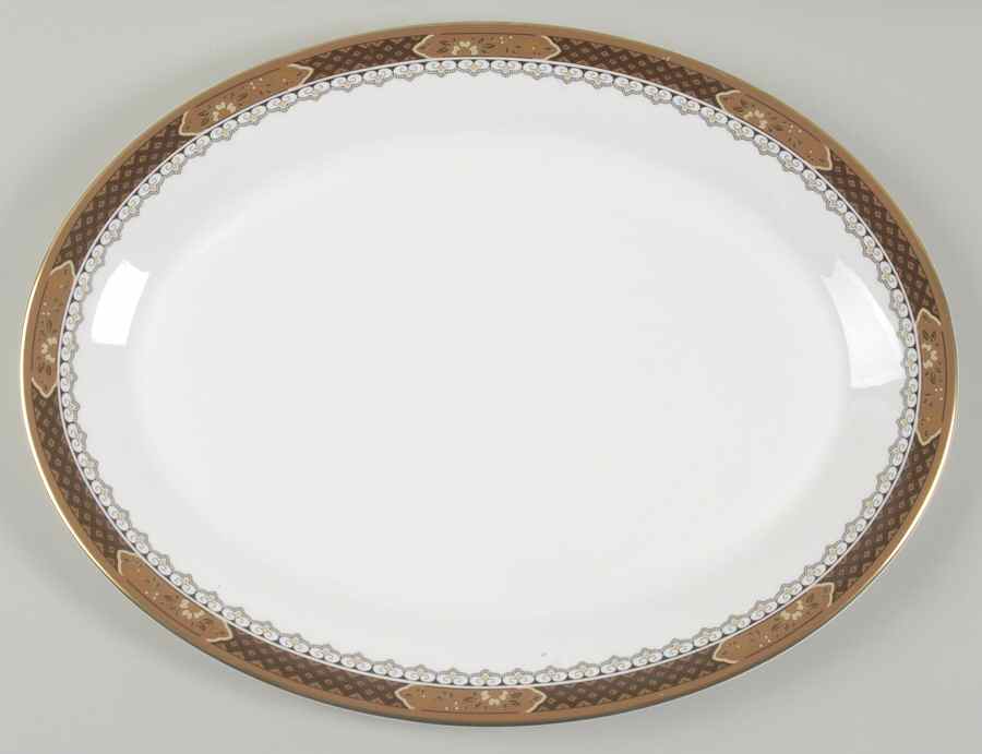 Verona 16" Oval Serving Platter by Royal Doulton-1