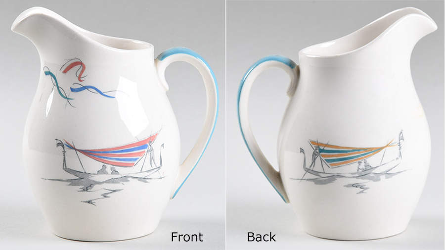 Venetian Scenes Creamer by Royal Doulton-1