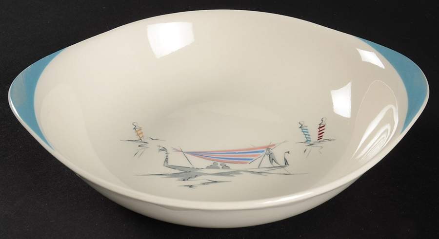 Venetian Scenes Lugged Cereal Bowl by Royal Doulton-1