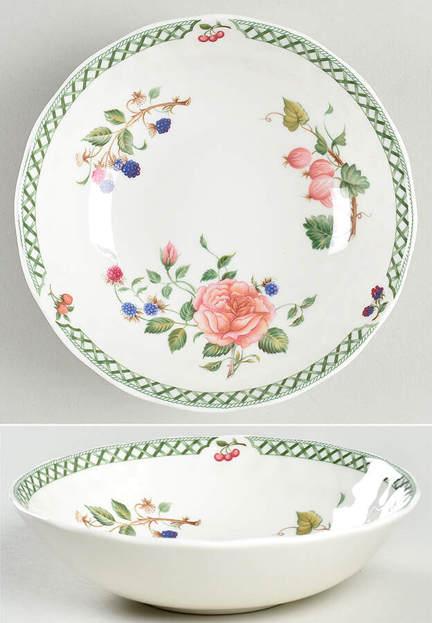 Victorian Garden Coupe Cereal Bowl by Royal Doulton-1