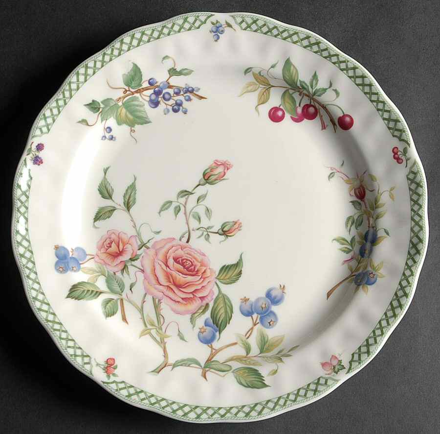 Victorian Garden Dinner Plate by Royal Doulton-1