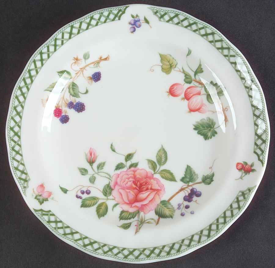 Victorian Garden Bread & Butter Plate by Royal Doulton-1