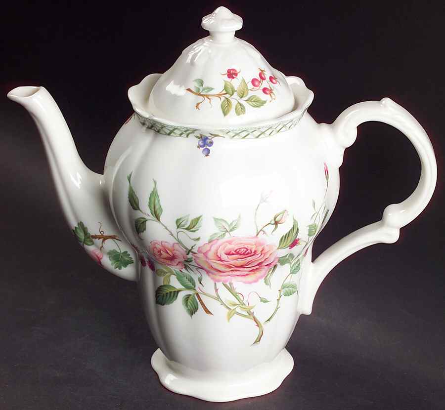 Victorian Garden Coffee Pot & Lid by Royal Doulton-1