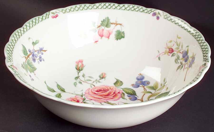 Victorian Garden 10" Large Salad Serving Bowl by Royal Doulton-1