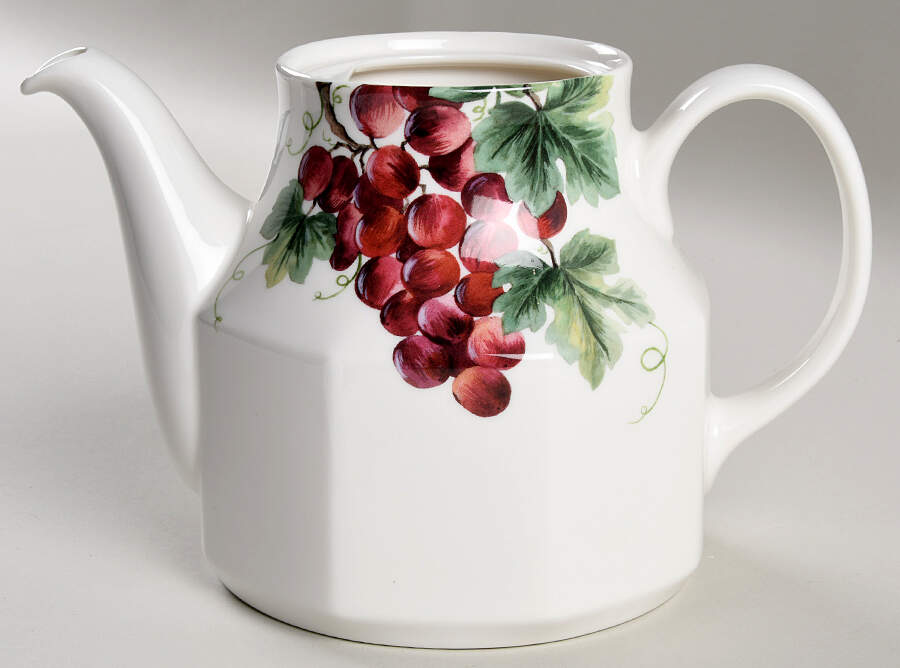 Vintage Grape Teapot No Lid by Royal Doulton-1