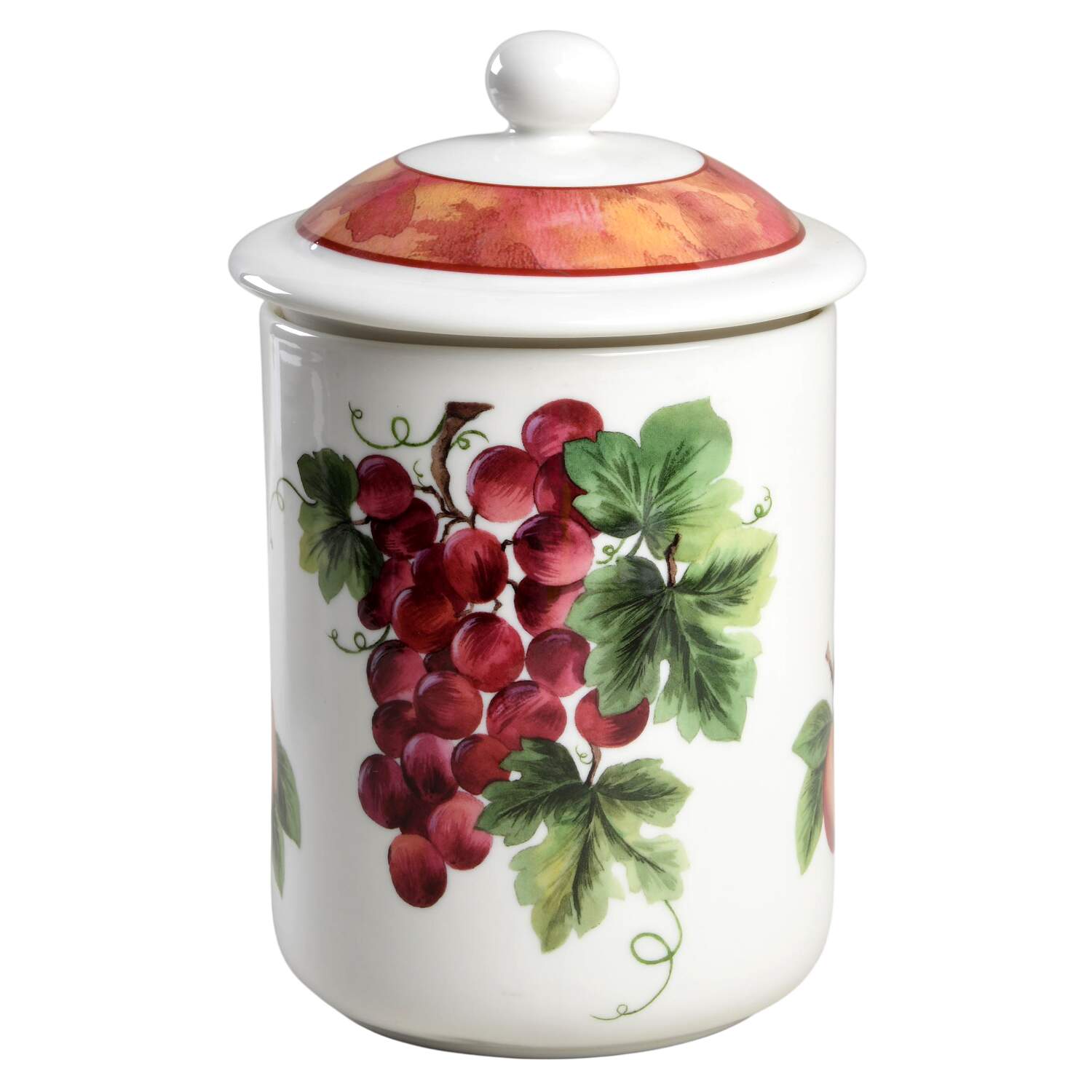 Vintage Grape Large Canister & Lid by Royal Doulton-1