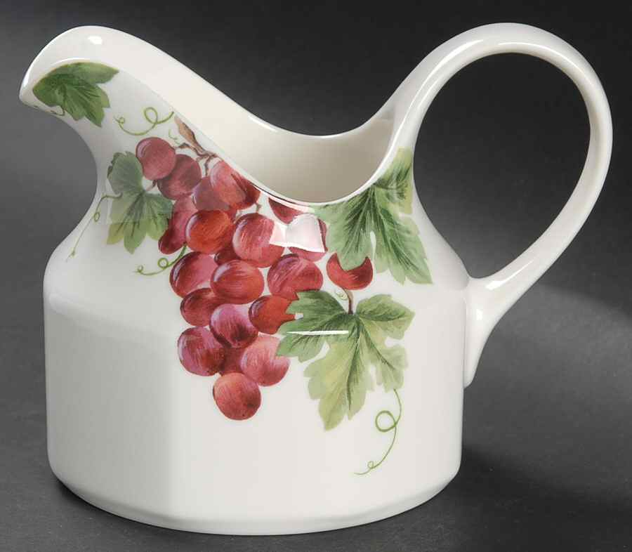 Vintage Grape Round Gravy Boat by Royal Doulton-1