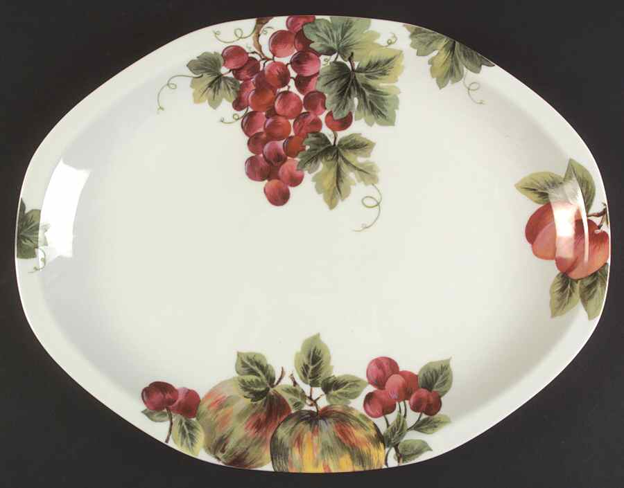 Vintage Grape 16" Oval Serving Platter by Royal Doulton-1