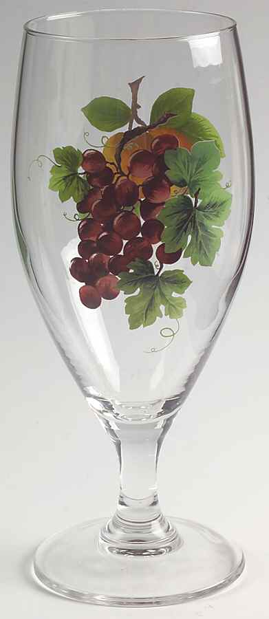 Vintage Grape 16 Oz Glassware Iced Tea by Royal Doulton-1