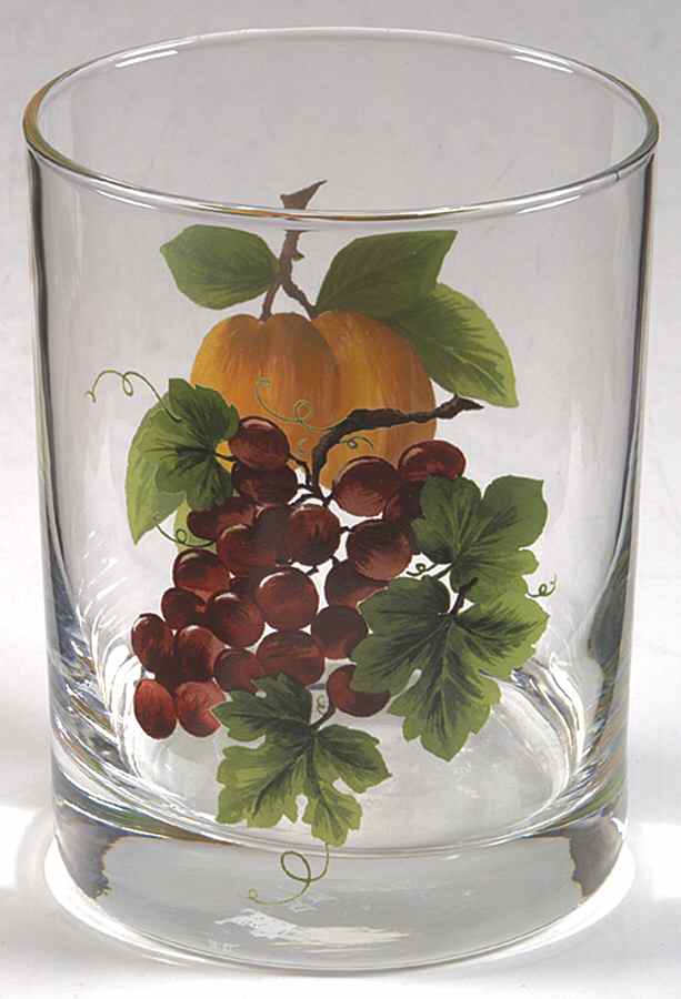 Vintage Grape 12 Oz Glassware Double Old Fashioned by Royal Doulton-1