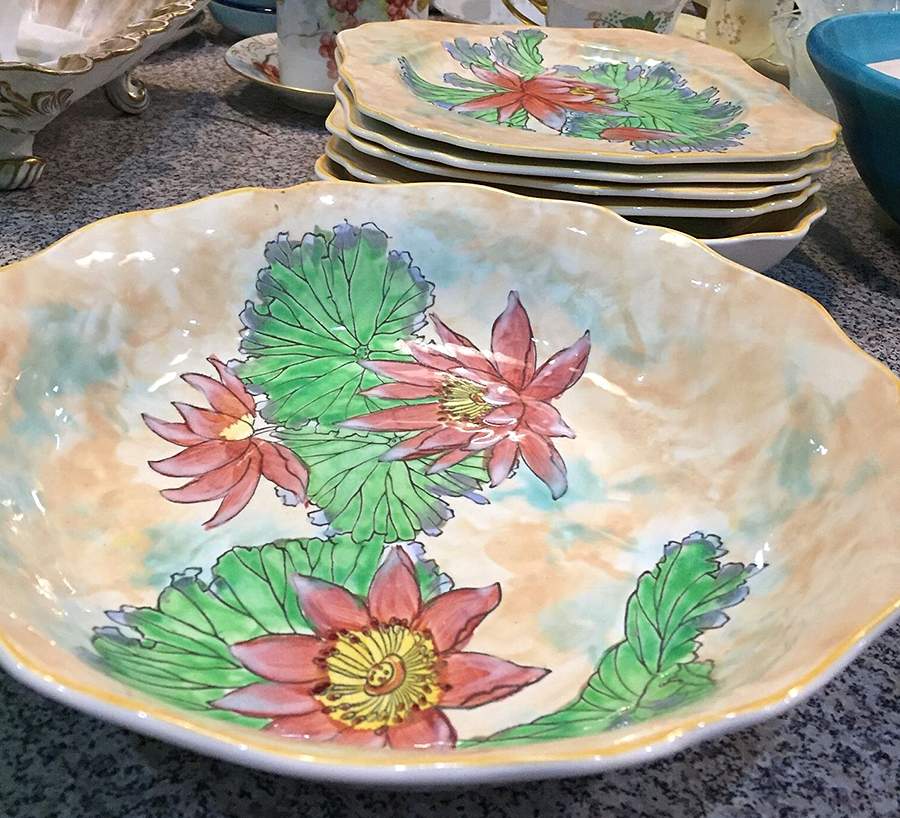 Water Lily Coupe Soup Bowl by Royal Doulton-1