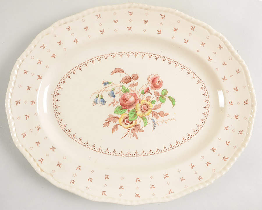 Warwick 13" Oval Serving Platter by Royal Doulton-1