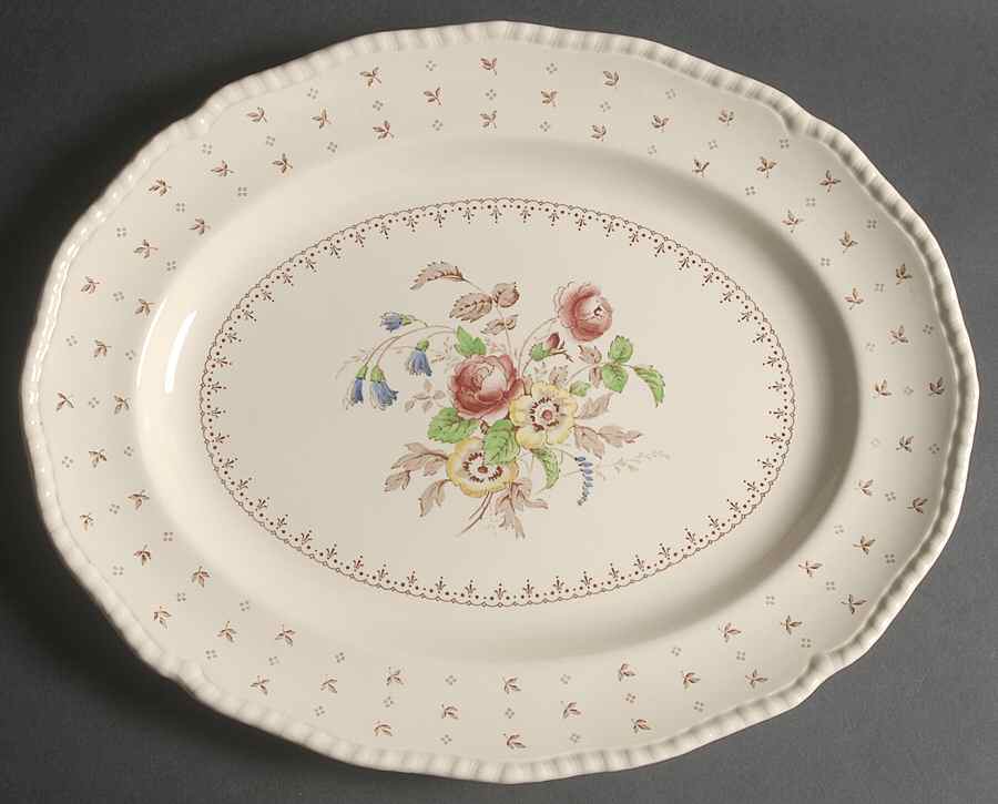 Warwick 15" Oval Serving Platter by Royal Doulton-1