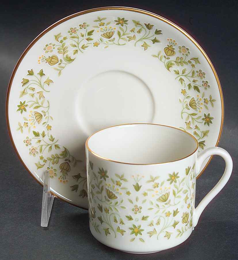 Westfield Flat Demitasse Cup & Saucer Set by Royal Doulton-1