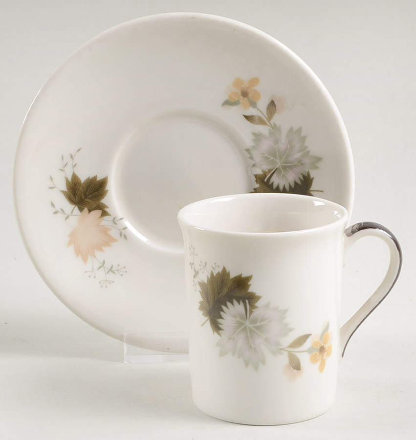 Westwood Flat Demitasse Cup & Saucer Set by Royal Doulton-1