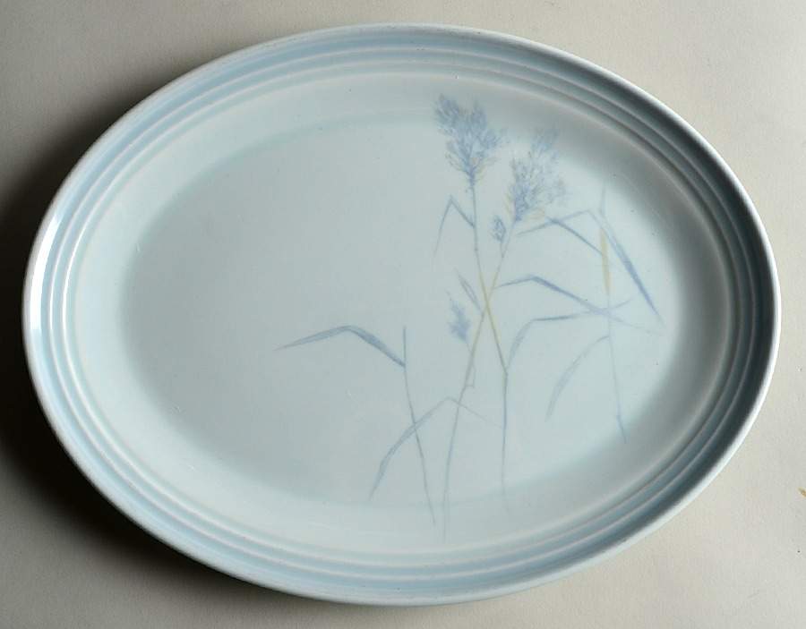 Whisper 13" Oval Serving Platter by Royal Doulton-1