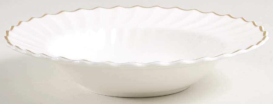 White Rim Soup Bowl by Royal Doulton-1