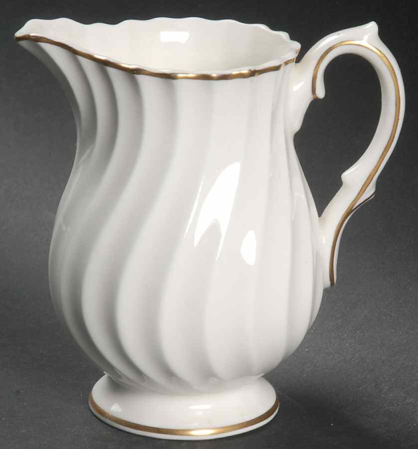 White Creamer by Royal Doulton-1