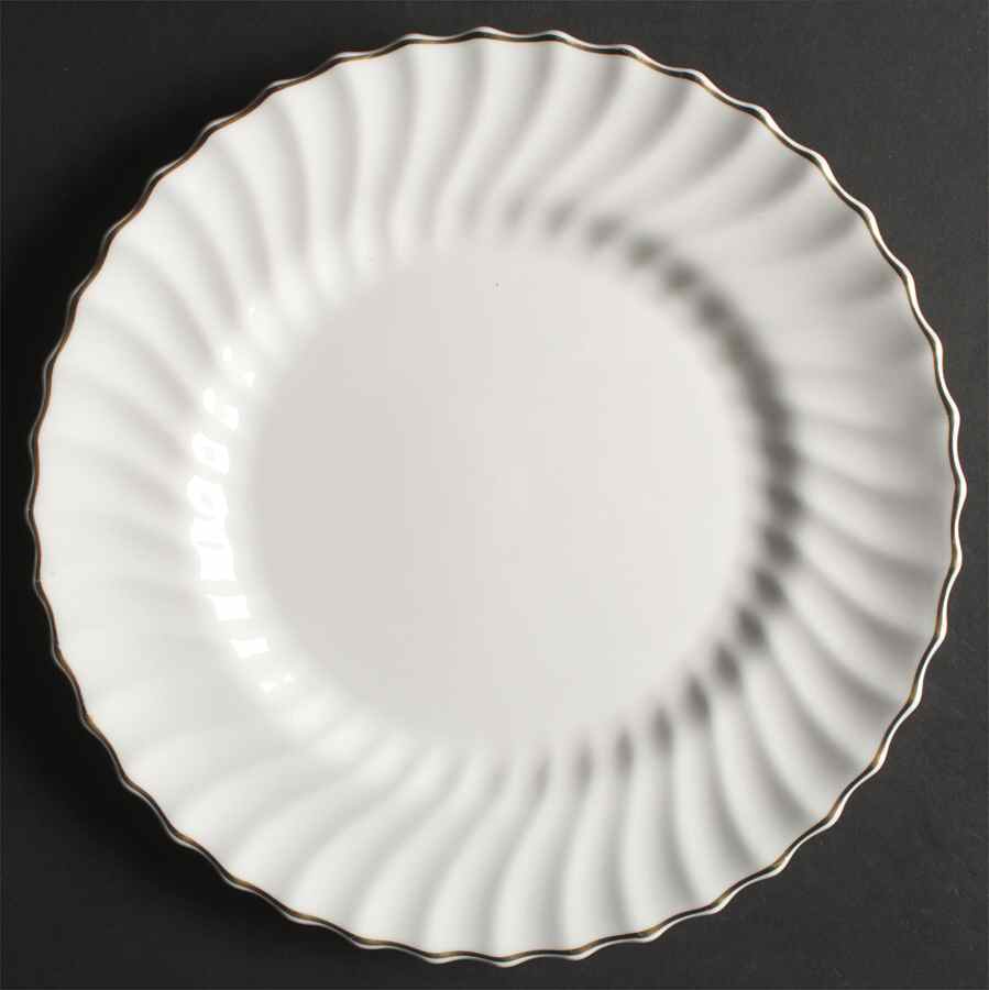White Dinner Plate by Royal Doulton-1