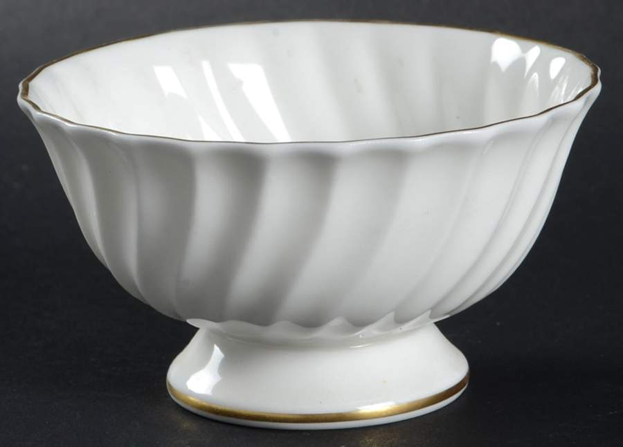 White Open Sugar Bowl by Royal Doulton-1