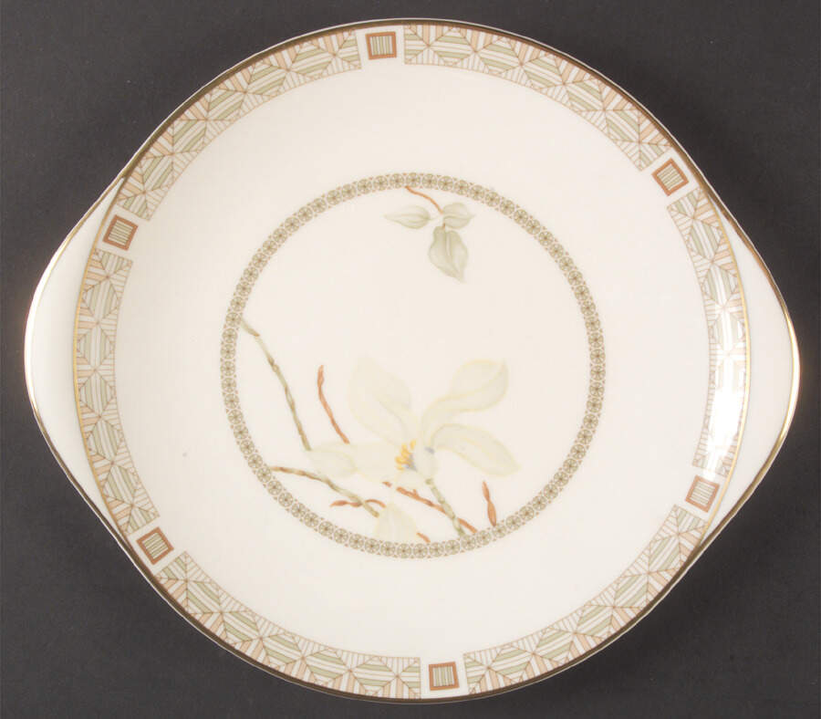 White Nile Handled Cake Plate by Royal Doulton-1