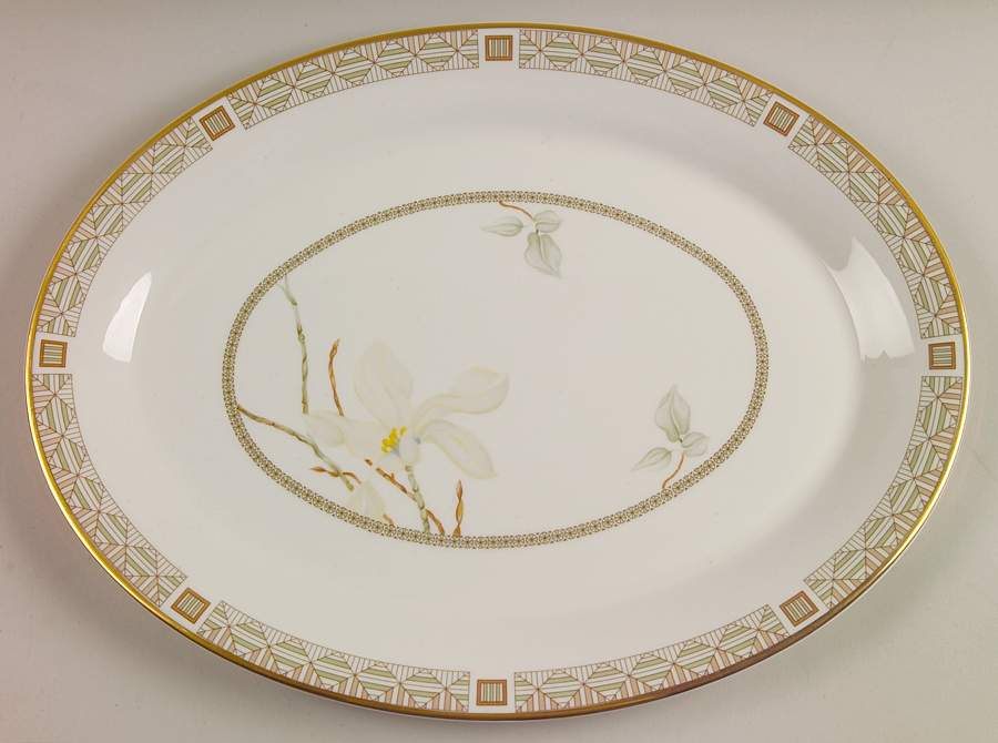 White Nile 16" Oval Serving Platter by Royal Doulton-1