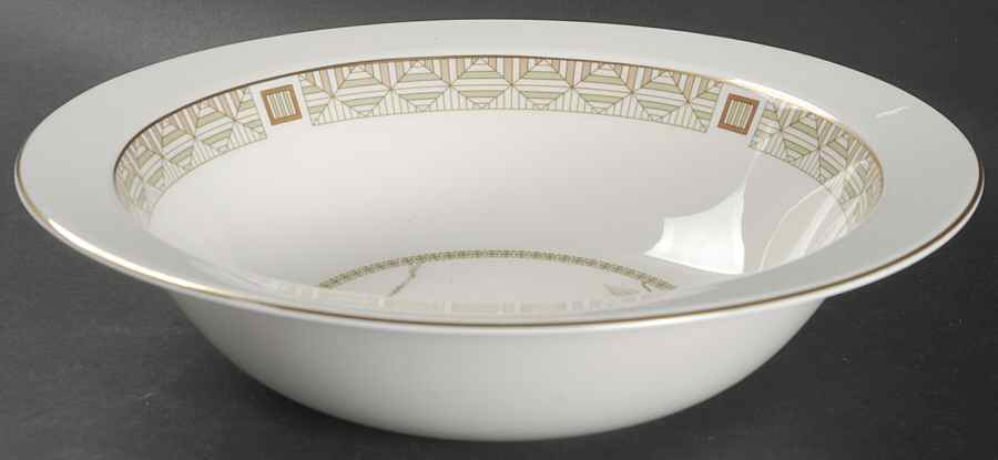 White Nile 10" Large Salad Serving Bowl by Royal Doulton-1