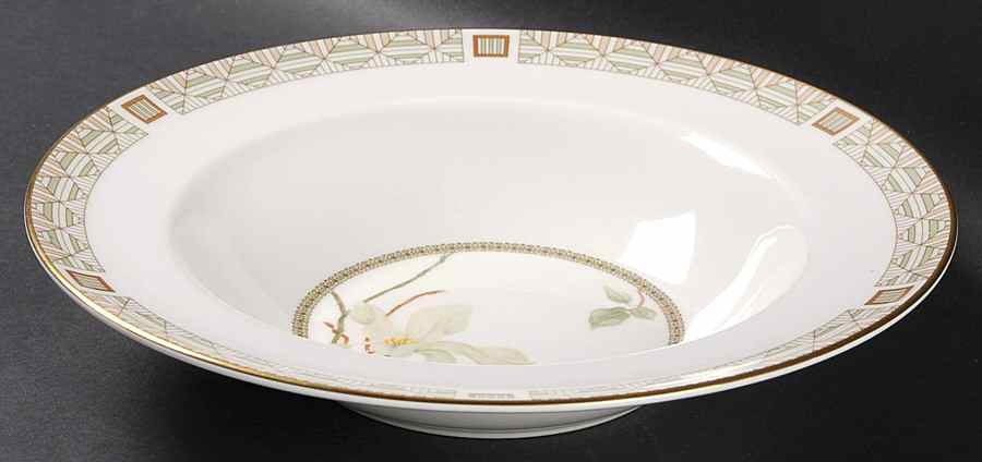 White Nile Large Rim Soup Bowl by Royal Doulton-1