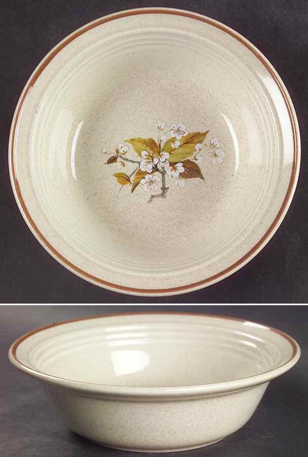 Wild Cherry Rim Fruit/Dessert (Sauce) Bowl by Royal Doulton-1