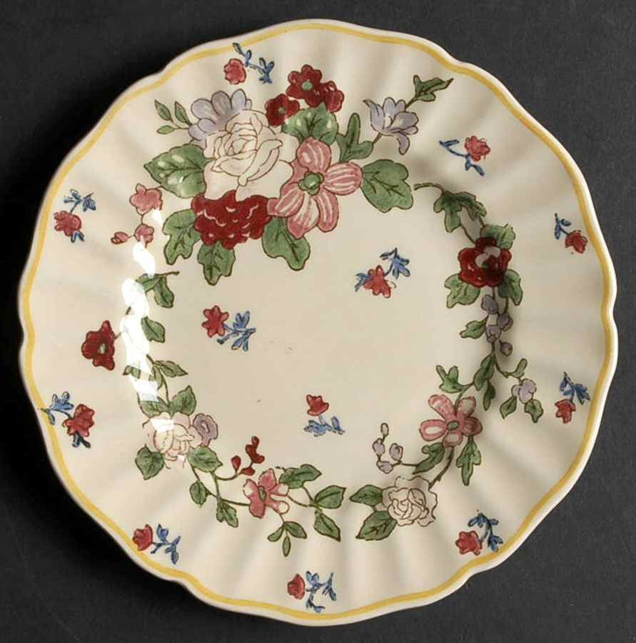 Wildflower Bread & Butter Plate by Royal Doulton-1