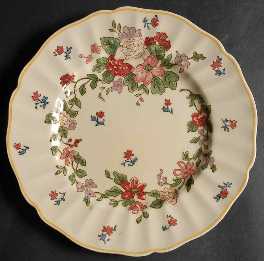 Wildflower Luncheon Plate by Royal Doulton-1
