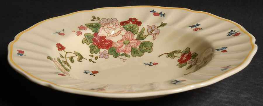 Wildflower Rim Soup Bowl by Royal Doulton-1