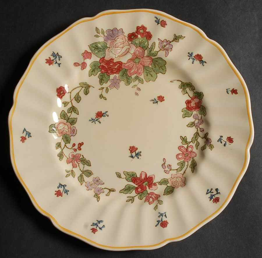 Wildflower Salad Plate by Royal Doulton-1