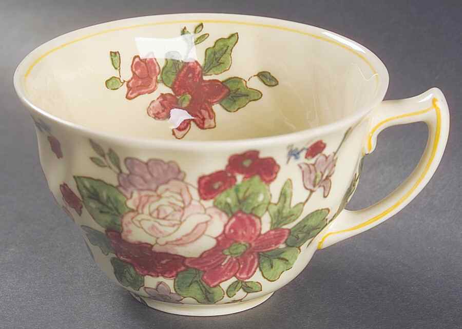 Wildflower Flat Cup by Royal Doulton-1