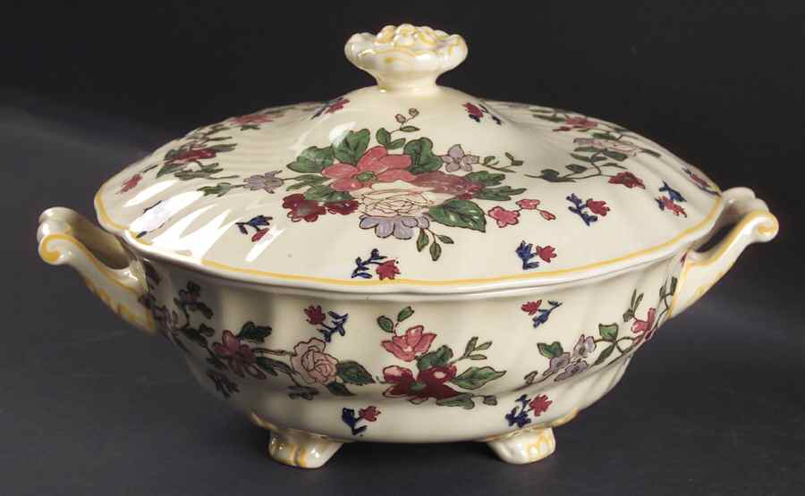 Wildflower Round Covered Vegetable by Royal Doulton-1