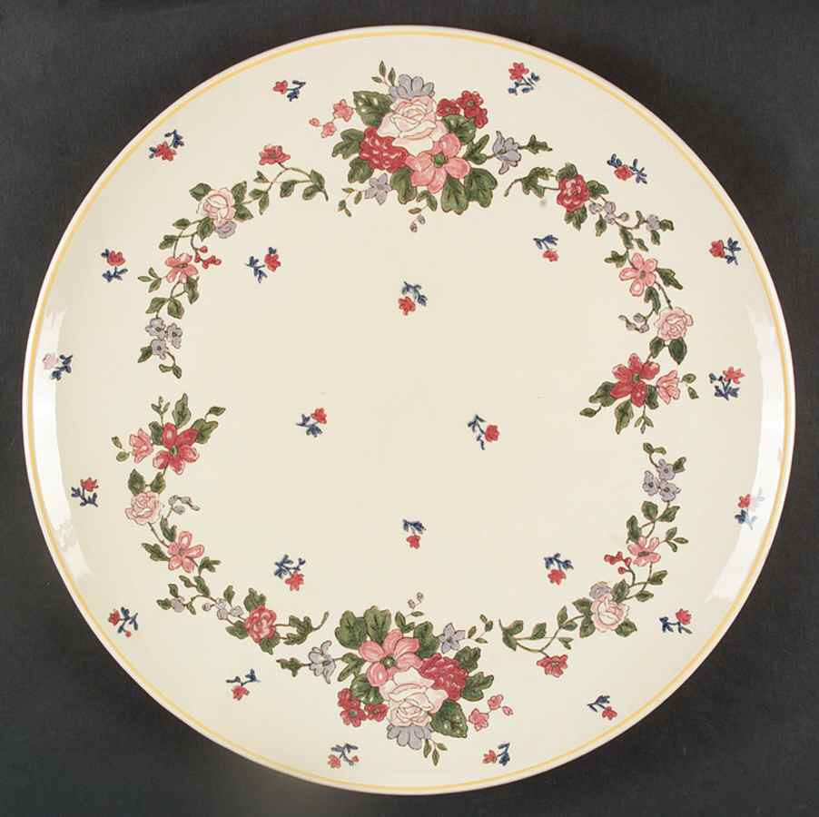 Wildflower 15" Chop Plate (Round Platter) by Royal Doulton-1