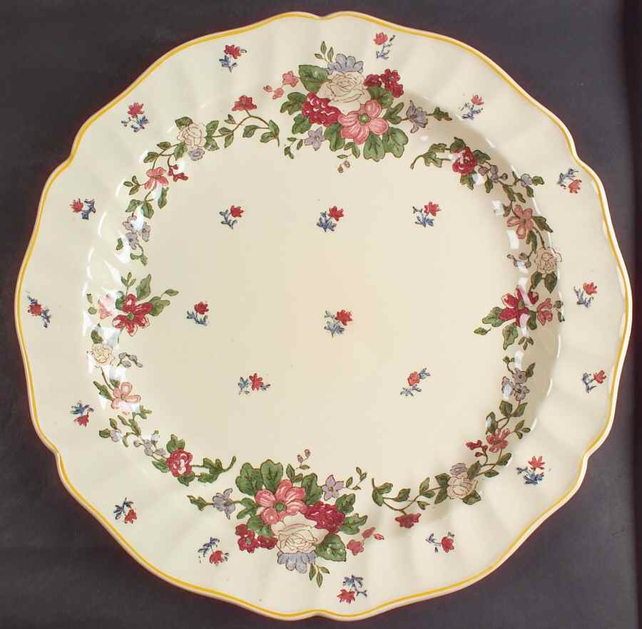 Wildflower 14" Chop Plate (Round Platter) by Royal Doulton-1