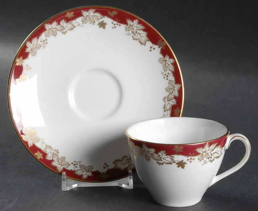 Winthrop Flat Demitasse Cup & Saucer Set by Royal Doulton-1